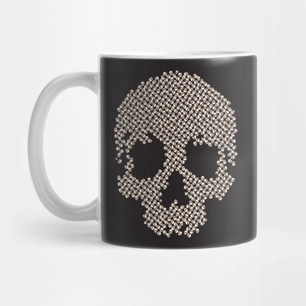 Skull made with skulls by Sauher